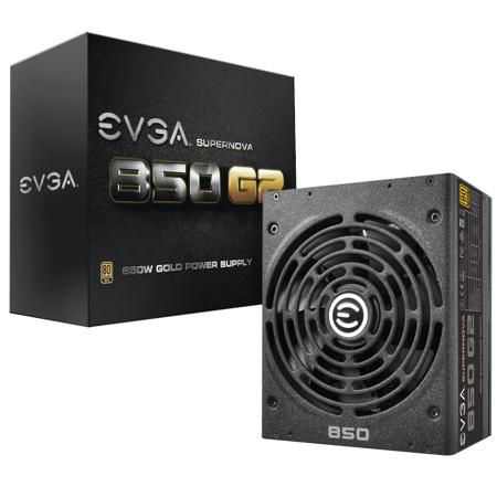 EVGA SuperNOVA 850W G2 Power Supply, Gold Efficiency