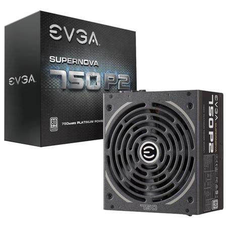 EVGA SuperNOVA 750W P2 Power Supply, Platinum Efficiency