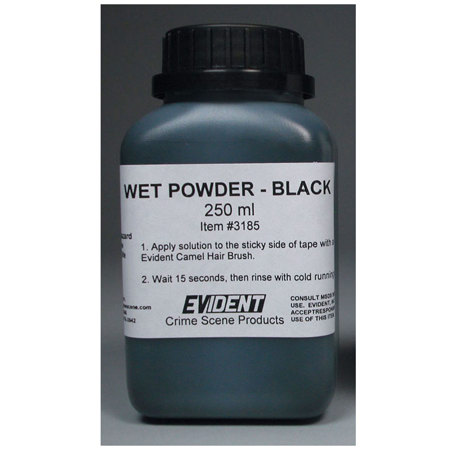 Evident Black Wet Powder Solution, 8 oz. Premix Bottles