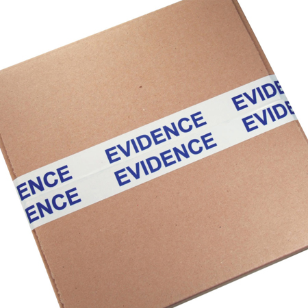 Evident 2" Evid Sealing Tape White/Blue
