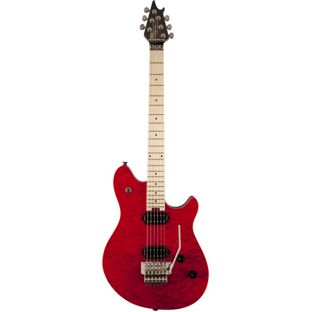 EVH Wolfgang WG Standard Electric Guitar, Maple Fretboard, Transparent Red