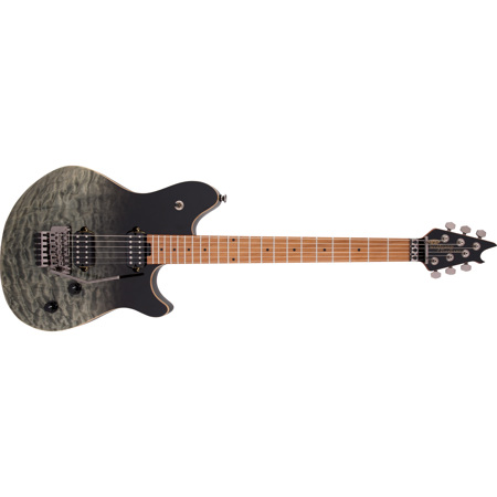 EVH Wolfgang Standard Quilt Maple Electric Guitar, Black Fade