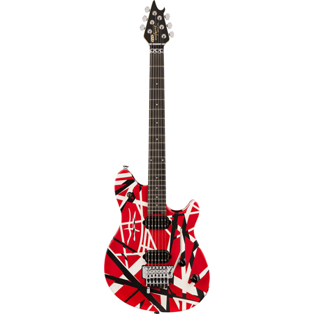 EVH Wolfgang Special Striped Series Electric Guitar Red/Black/White