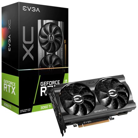 EVGA GeForce RTX 3060 Ti XC Gaming 8GB GDDR6 Graphics Card with Dual-Fan