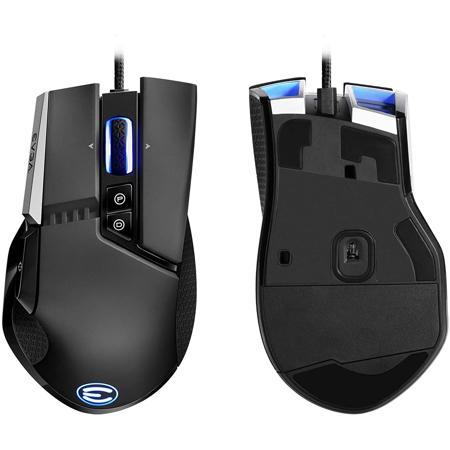 EVGA X17 Wired Gaming Mouse, Black 903-W1-17BK-KR