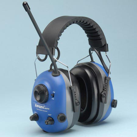 Elvex COM-680 Aware, Ear Muffs with Sensitive AM / FM Radio, 22 dB NRR