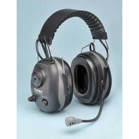 Elvex Guide Transceiver Headset, AA Batteries, 25dB NRR