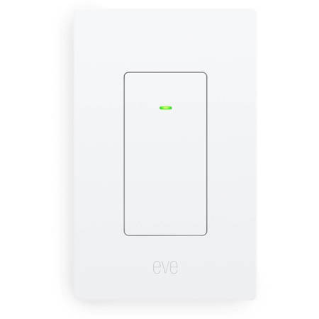 Eve Light Switch - Connected Wall Switch with Apple HomeKit Technology