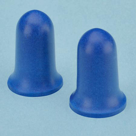 Elvex Uncorded Disposable Ear Plugs, Box of 200 Pairs, Blue