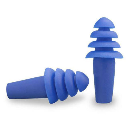Elvex EP-401 Quattro Uncorded Ear Plugs, 100 Per Box