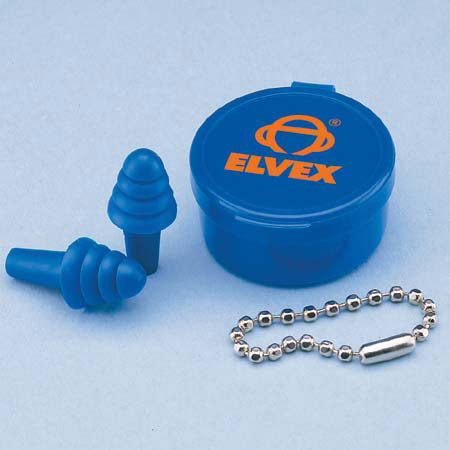 Elvex EP402, Quattro Reuseable Ear Plugs, 25 dB NRR