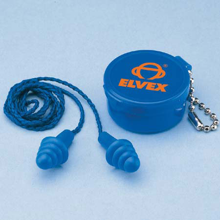 Elvex EP412PAIR Quattro Reuseable Ear Plugs with Cord