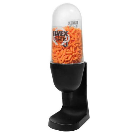 Elvex Uni-Fit Filled Dispenser for Uncorded Disposable Ear Plugs