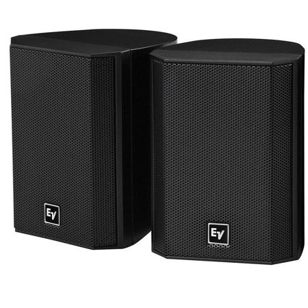 Electro-Voice EVID-2.1 Surface Mount Satellite Speaker, Pair, Black