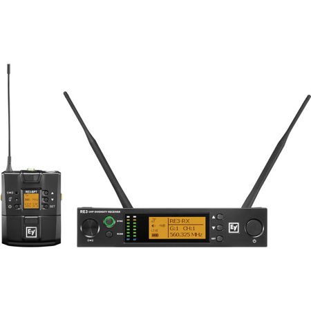 Electro-Voice RE3-BPNID Bodypack Wireless System, No Input Device, 560-596MHz