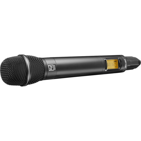 Electro-Voice RE3-HHT Handheld Transmitter, ND86-RC3 Microphone Head, 488-524MHz