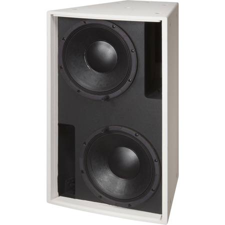 Telex EVF-2121S 12" Front-Loaded Subwoofer, Dual, White