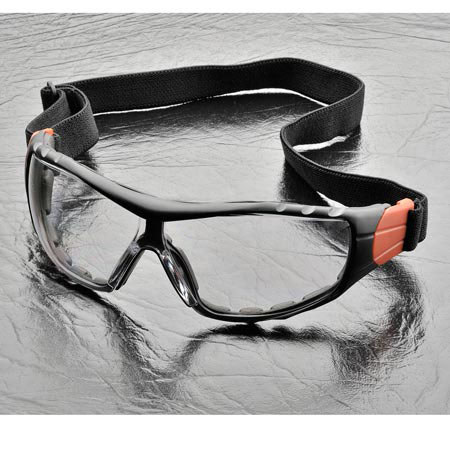 Elvex Go-Specs II Hybrid Safety Glasses with Goggle, Anti-Fog Lens, Clear