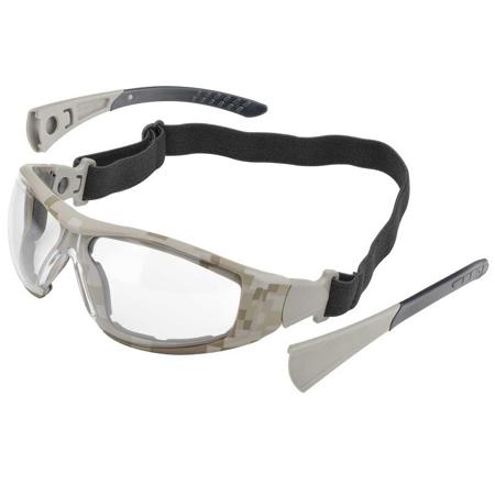 Elvex Go-Specs II Eva Flame Retardant Spectacle, Clear Lens, Digital Desert Camo