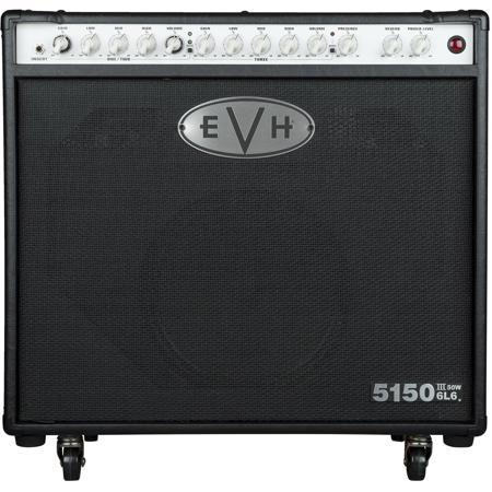EVH 5150III 50-Watt Amplifier with 6L6 112 Power Tube and 12" Speaker, 120V, Black