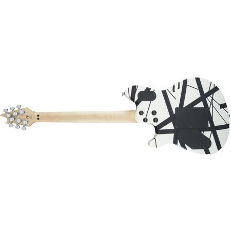 EVH Wolfgang Special 6-String Guitar, Urethane, Black and White Stripes