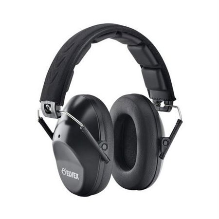 Elvex Sonic Slim Low Profile Foldable Muff, 21dB NRR