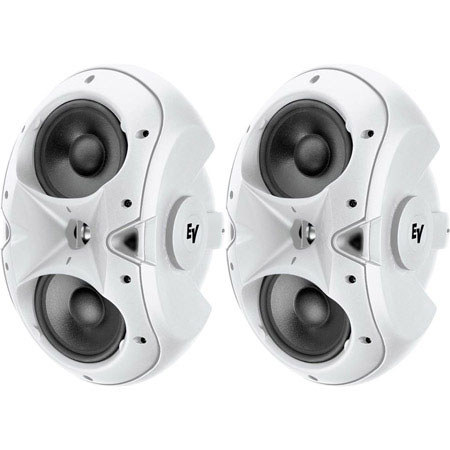 Electro-Voice EVID-3.2T 2-Way 150-Watt Installation Speaker, Pair, White
