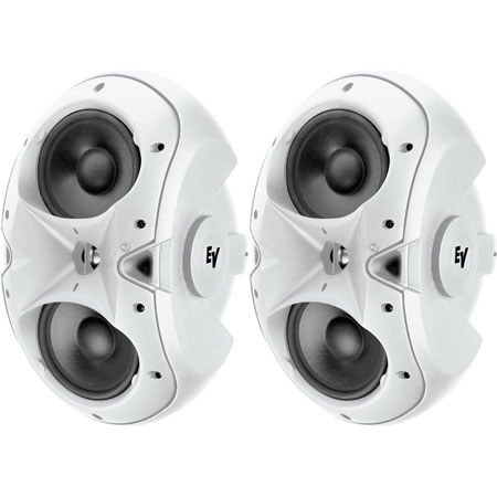 Electro-Voice EVID-6.2T Dual 6" Loudspeaker, with 70/100V Transformer, White