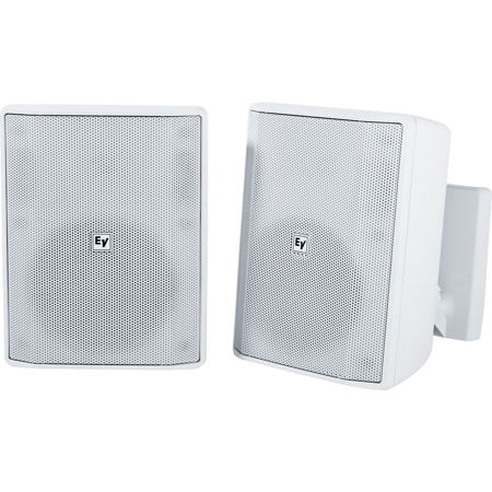 Electro-Voice EVID-S5.2T 5.25" 2-Way 70/100V Commercial Loudspeaker, Pair, White
