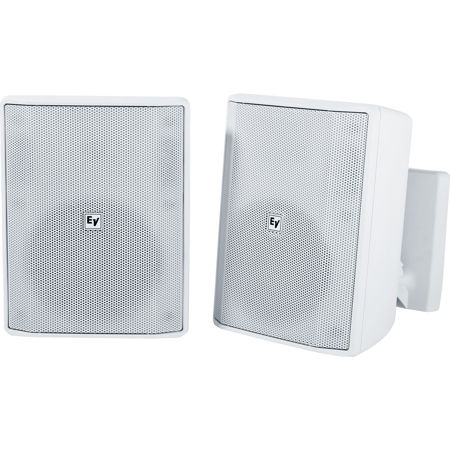Electro-Voice EVID-S5.2 5.25" 2-Way 8 Ohms Commercial Loudspeaker, Pair, White