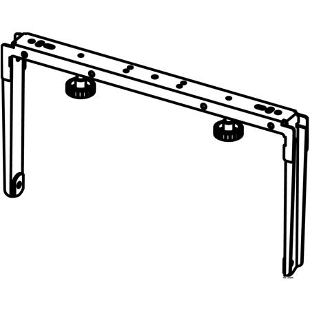 Electro-Voice 600mm U Bracket for MFX-15MC 15" 3500W Coaxial Monitor, Black