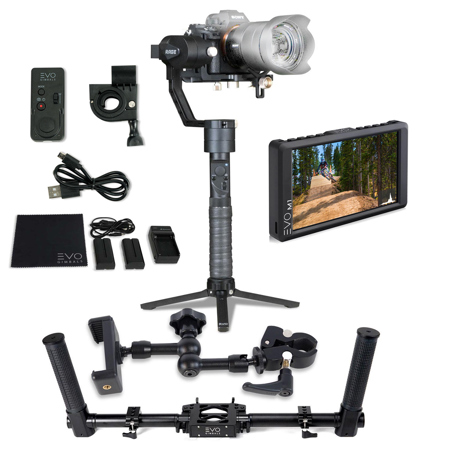 EVO Rage Gen2 3-Axis Gimbal Stabilizer With Pro-Pack Bundle