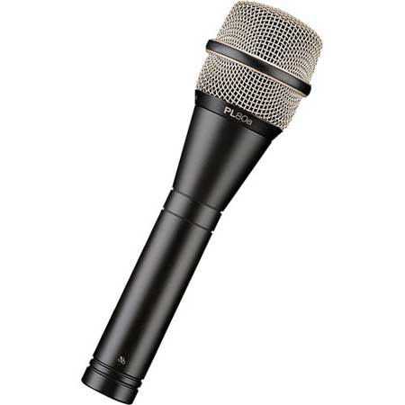 Telex Electro-Voice PL80a Dynamic Supercardioid Ultra Low Noise Vocal Mic, Black