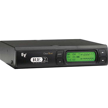 Telex Electro-Voice RE-2 UHF Wireless Microphone Receiver, G Band (614-642MHz)