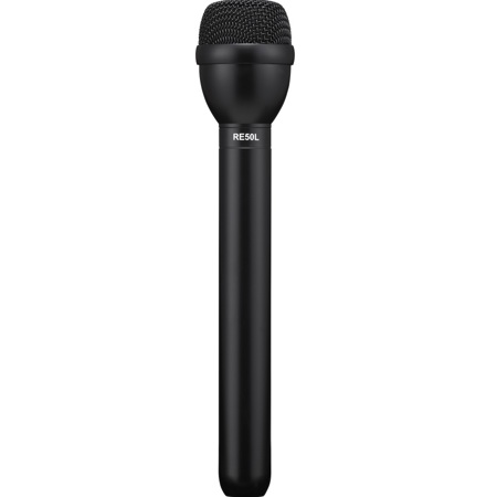 Electro-Voice RE50L Handheld Omnidirectional Interview Mic, Semi-Gloss Black