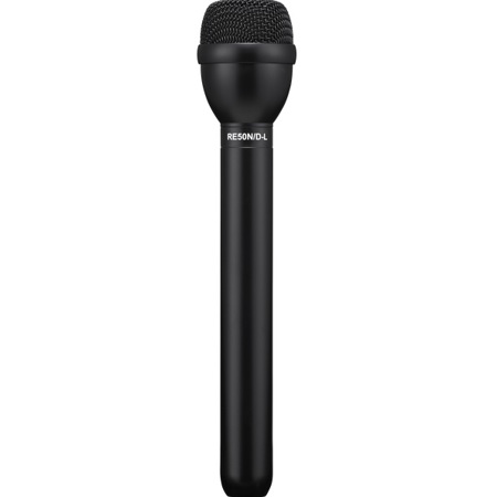 Electro-Voice RE50N/D-L Handheld Omnidirectional Interview Microphone, Black