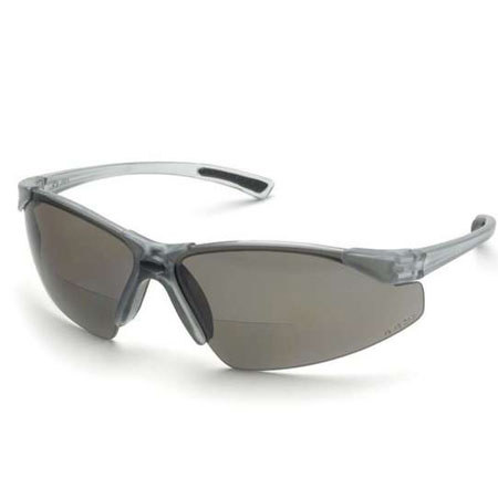 Elvex RX-200 Bifocal Hard Coated Polycarbonate Lens, +1.5 Diopter, Gray Lens