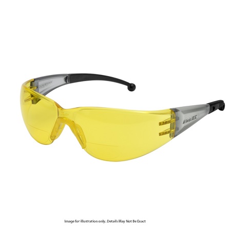Elvex RX-400 Hard Coated Polycarbonate Lens, +1.5 Diopter, Amber Lens