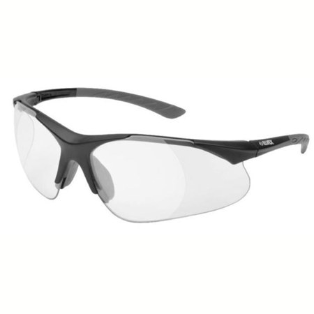Elvex RX-500 Full Magnifier Safety Glass, +0.75 Diopter, Clear Lens