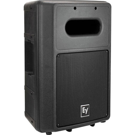 Electro-Voice SB122 400W Compact 12" Passive Subwoofer, 400 Watt Continuous PowerHandling, 8 Ohms Impedance, 52Hz-145Hz, 99 dB, 2x Neutrik Speakon, Black
