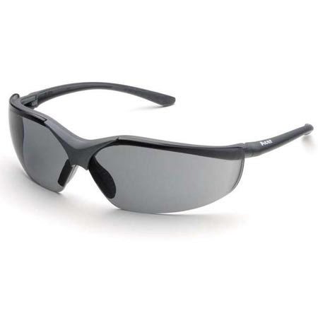 Elvex Acer Anti-Fog PC Lens, Graphite Frame, Gray