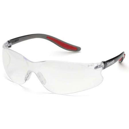 Elvex SG-14C-AF Xenon Safety Glasses, Clear Anti-Fog Lens