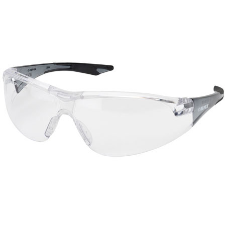 Elvex Avion Clear HC/PC Lens, Black Temple Tips