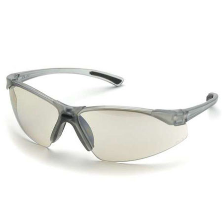Elvex Elite Indoor/Outdoor PC Lens, Transparent Gray Frame