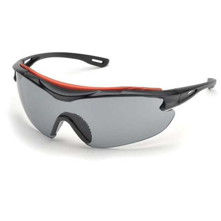 Elvex Brow-Specs Anti-Fog PC Lens, Brow Guard, Gray