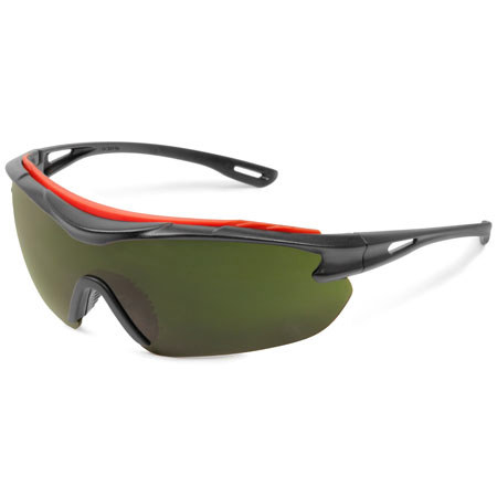 Elvex Brow-Specs Welding Shade 5 SuperCoat Anti-Fog PC Lens, Green