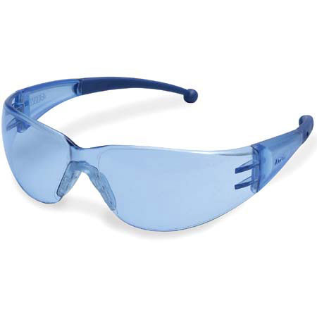 Elvex SG400B Atom Safety Glasses with Ice Blue Lenses