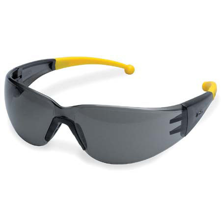 Elvex SG-401G Atom Safety Glasses, One Size, Grey