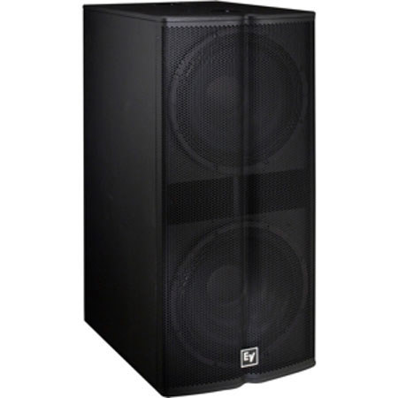 Electro-Voice TX2181 1000W Dual 18" Direct-Radiating Subwoofer, 50Hz-160Hz Frequency Response, 4 Ohms Nominal Impedance, 103dB Sensitivity, Single