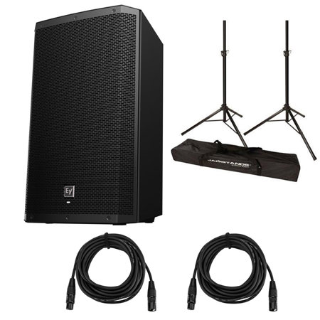 Electro-Voice ZLX-15BT 15" 1000W 2-Way Bluetooth AP Speaker,Single With Acc Kit
